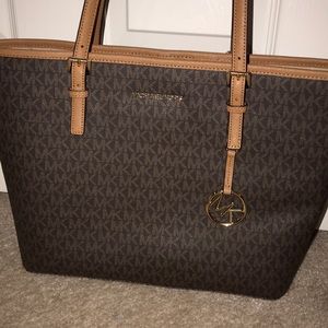 Micheal Kors logo tote
